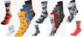Bunte Socken Collage